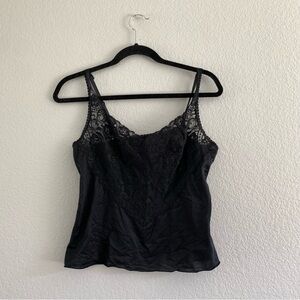 Black Lace Camisole Top